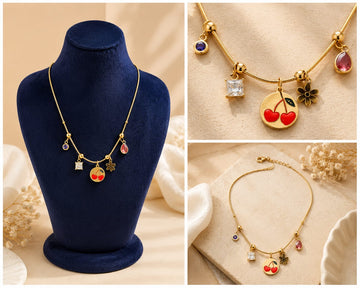 CHERRY CHARM NECKLACE