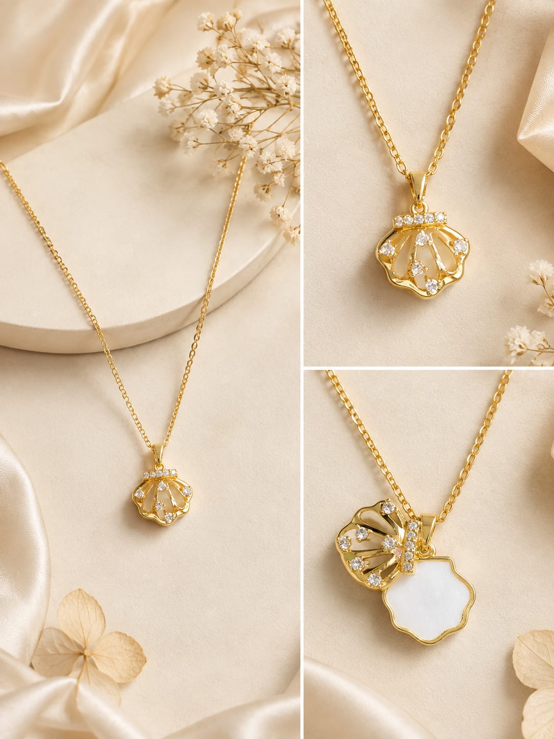 GOLDEN SHELL NECKLACE