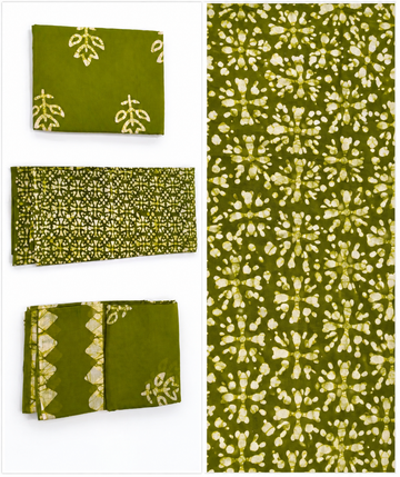 KAVYA BATIK PRINT COTTON UNSTITCHED DRESS MATERIAL