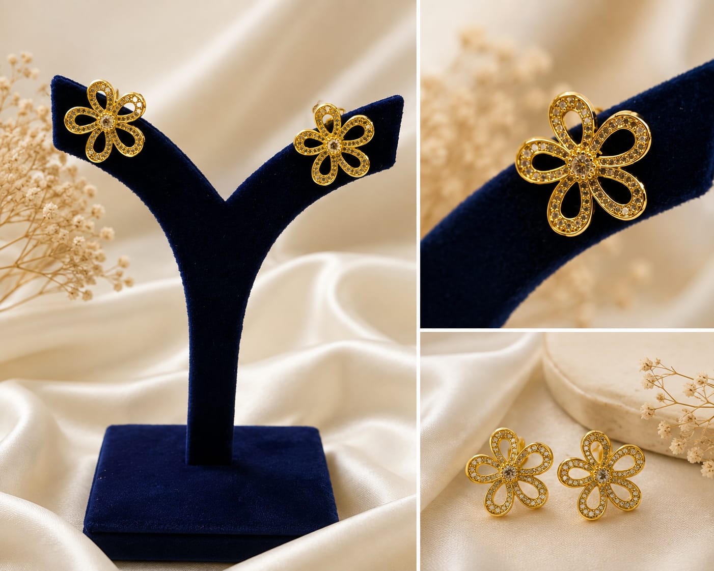 Simple Flower Earrings