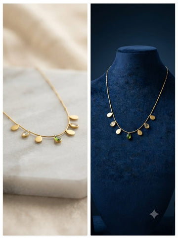 GREEN GEM NECKLACE