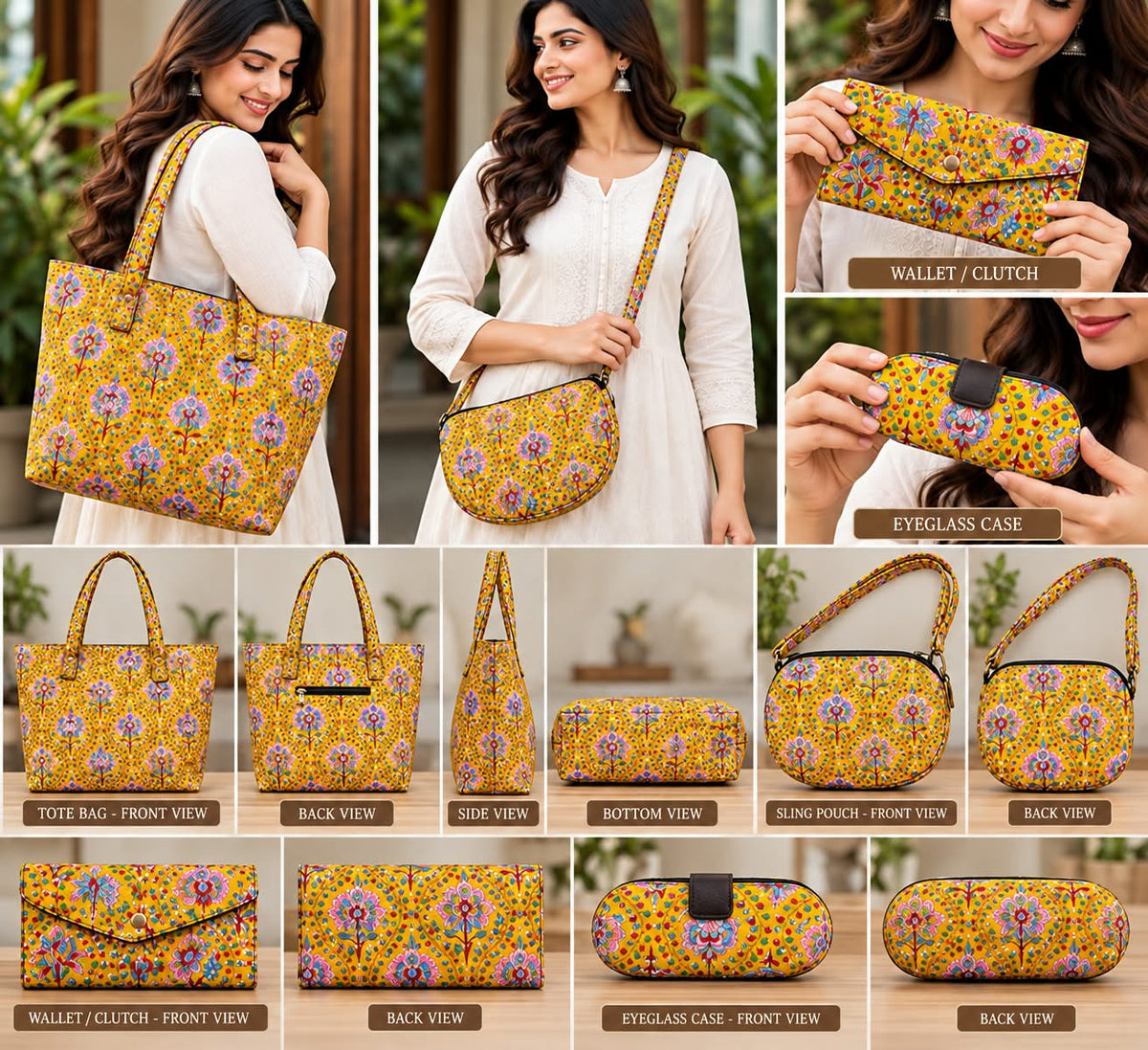 GOLDEN FLORAL GRACE SET