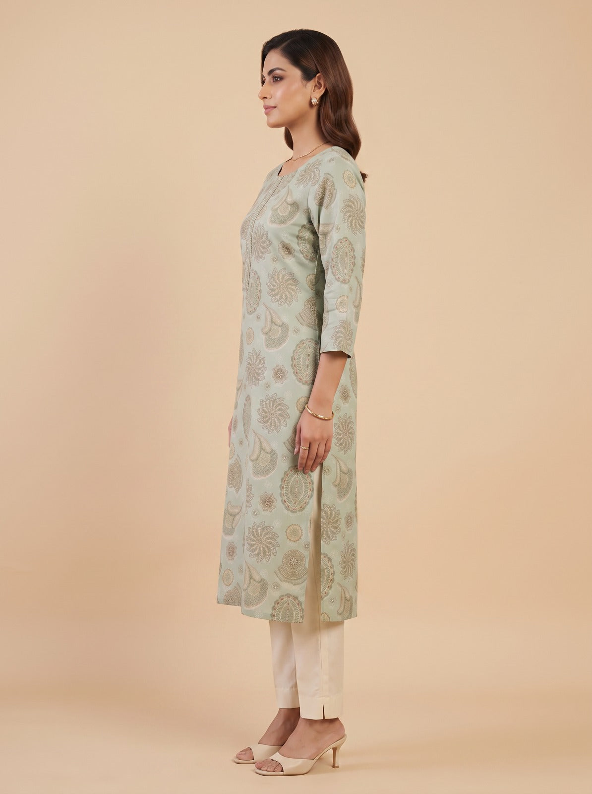 Mint Mandala Kurta