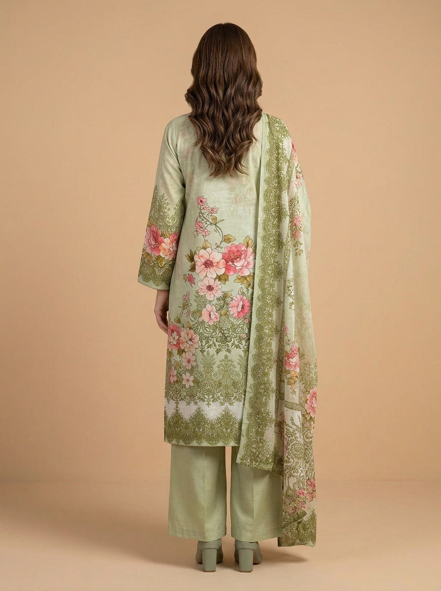 Mint Green Churidar Set