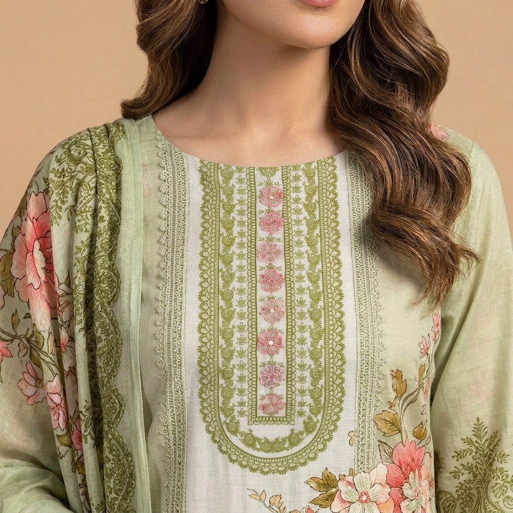 Mint Green Churidar Set