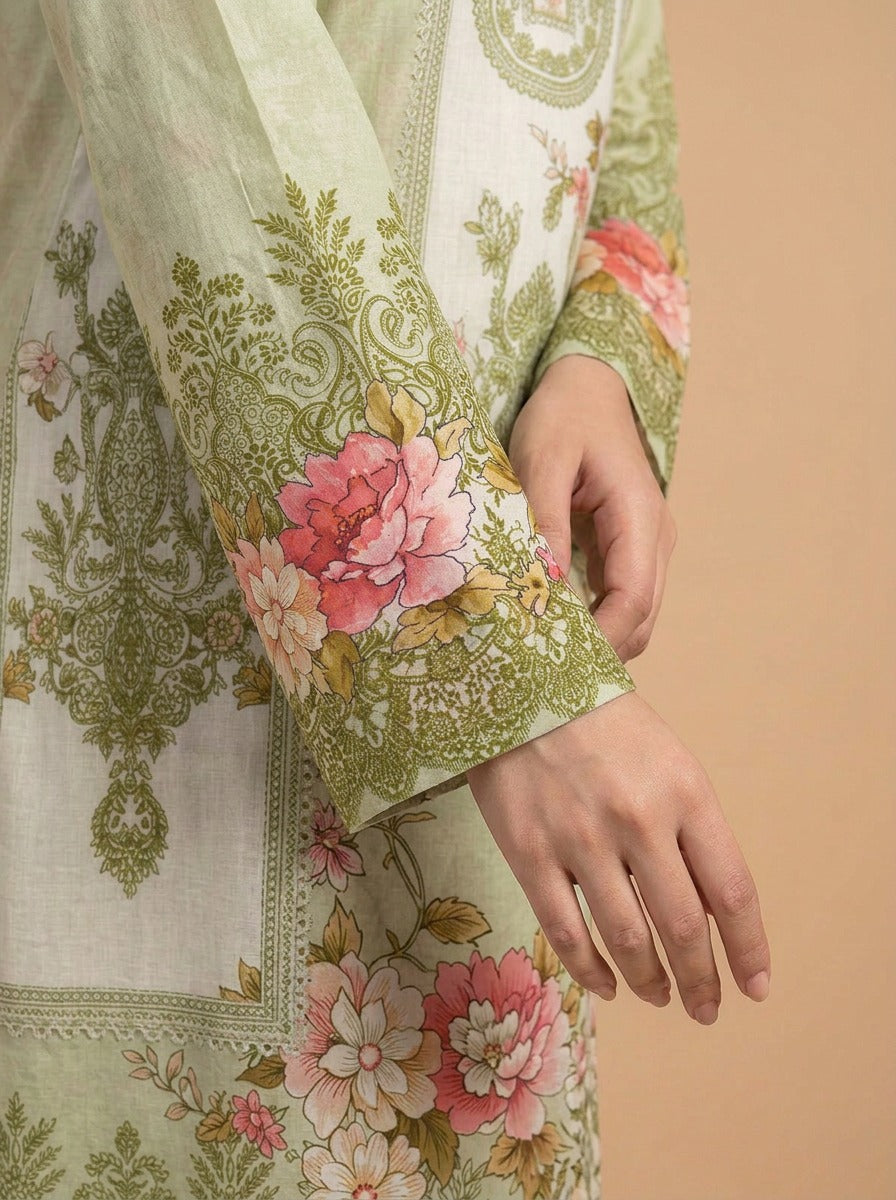 Mint Green Churidar Set