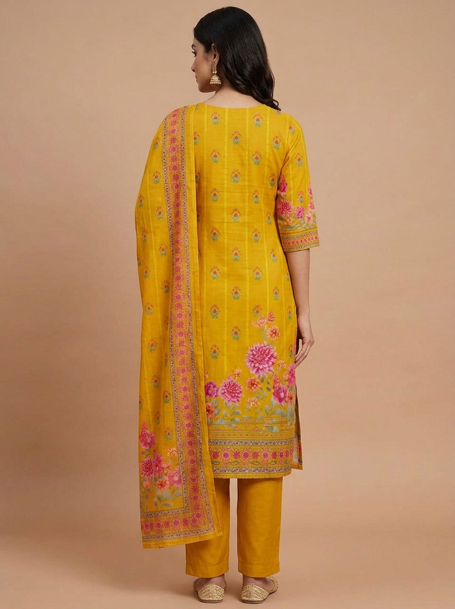 Marigold Floral Salwar Set
