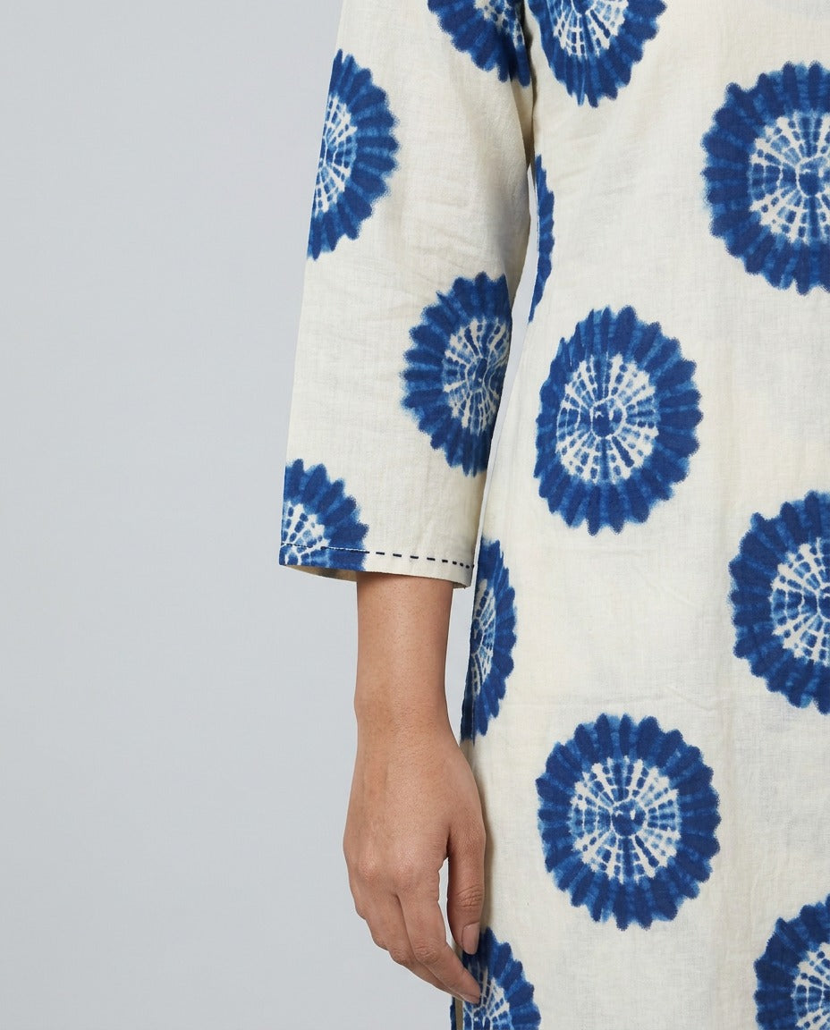 Blue Ripple Cotton Co Ord Set