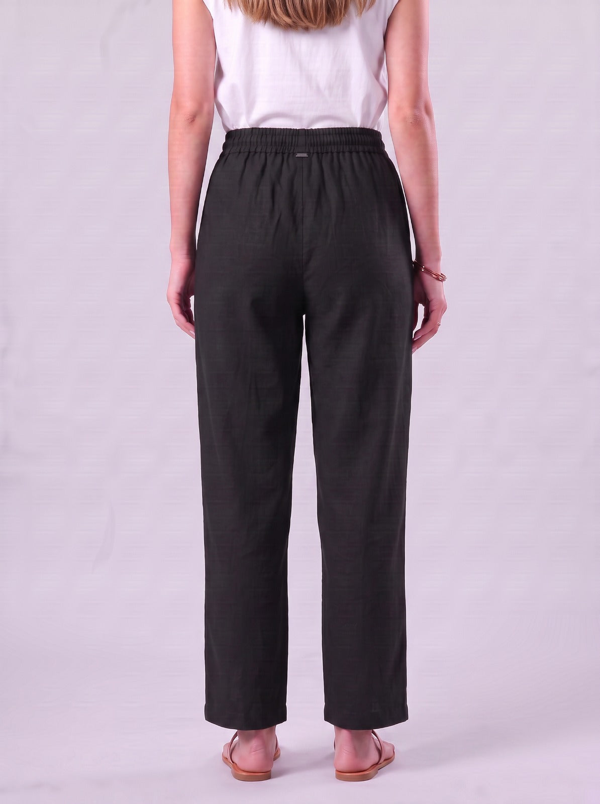 Zivah Black Readymade Cotton Straight Pants ( 45-600-3)