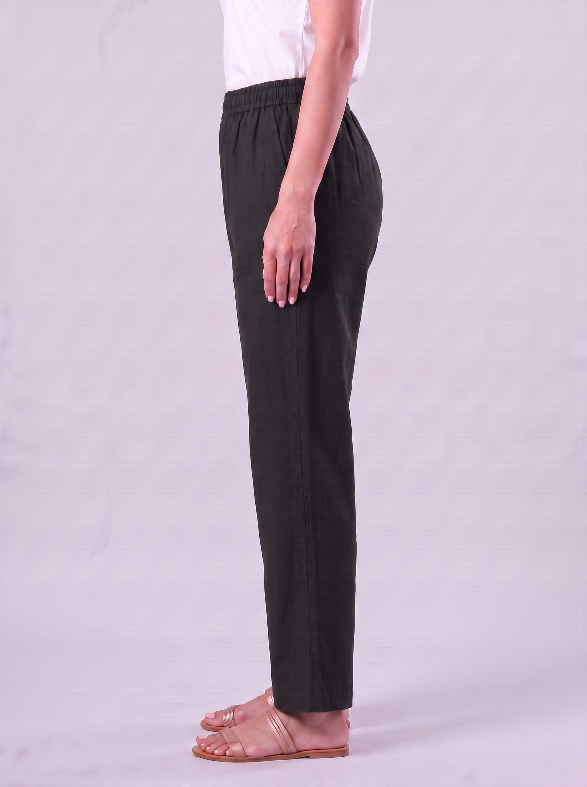 Zivah Black Readymade Cotton Straight Pants ( 45-600-3)