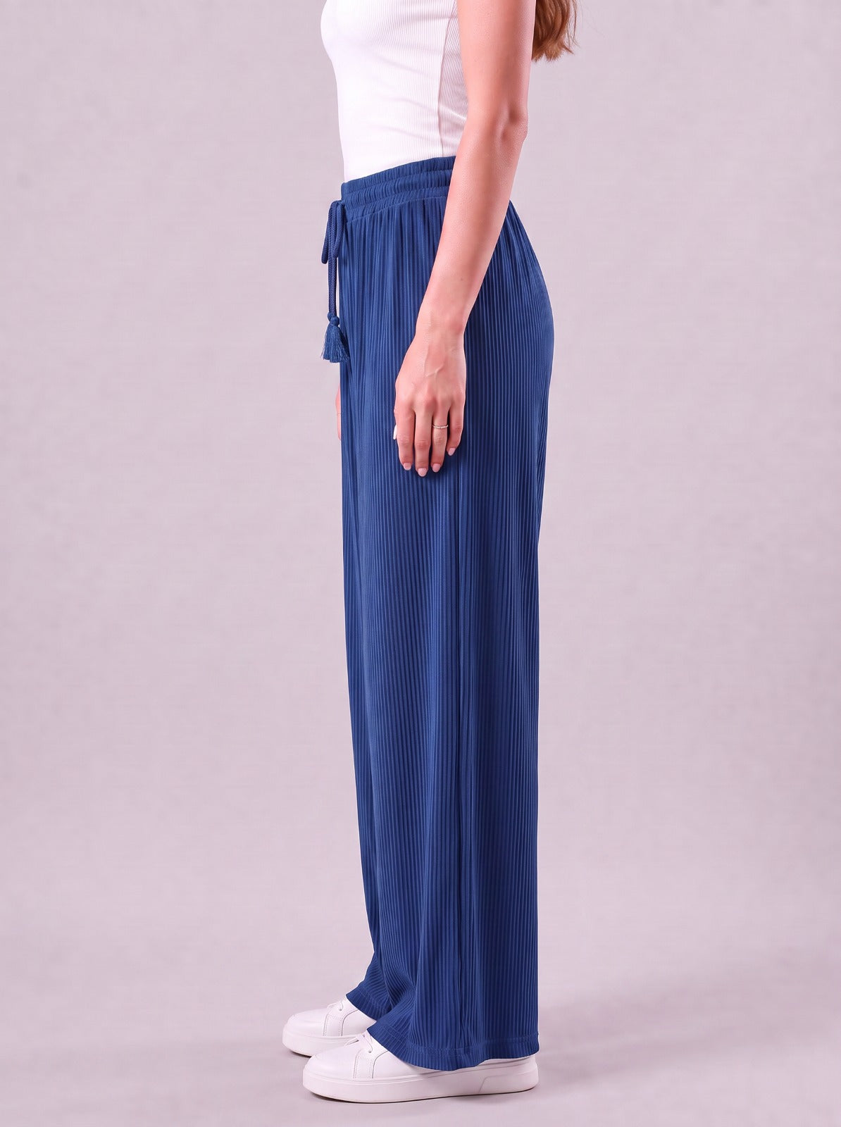 Nova Sapphire Blue Relaxed Fit Pants