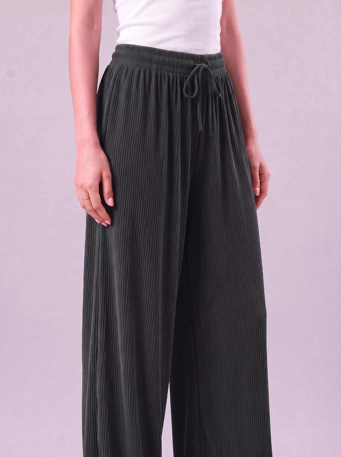 Nova Bottle Green Relaxed Fit Pants