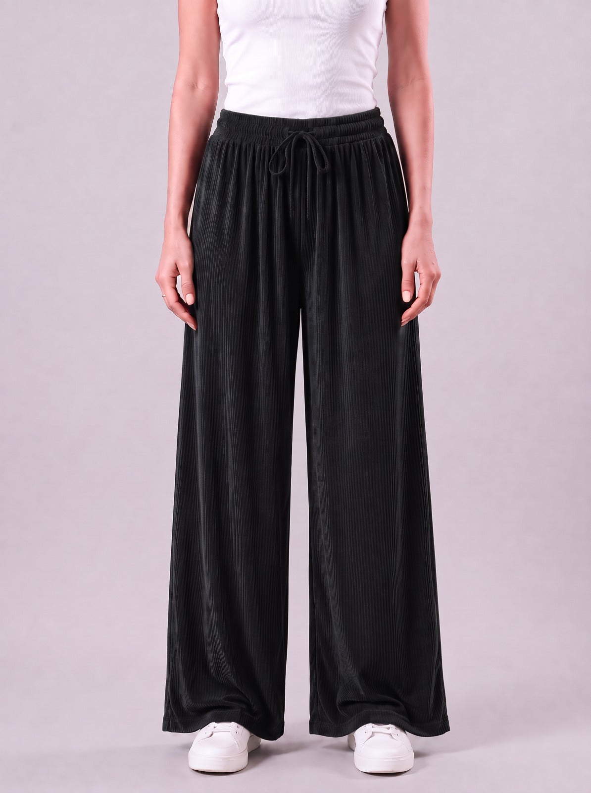 Nova Black Relaxed Fit Pants