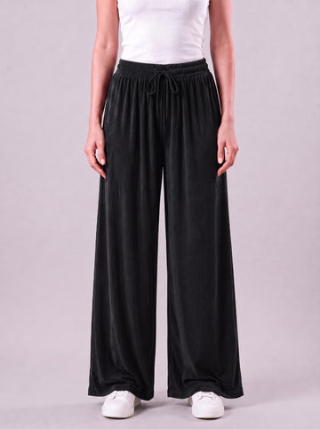 Nova Black Relaxed Fit Pants
