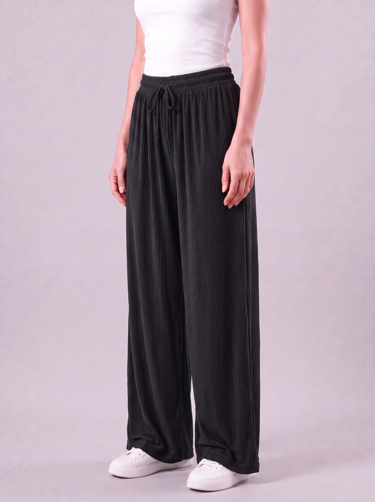 Nova Black Relaxed Fit Pants