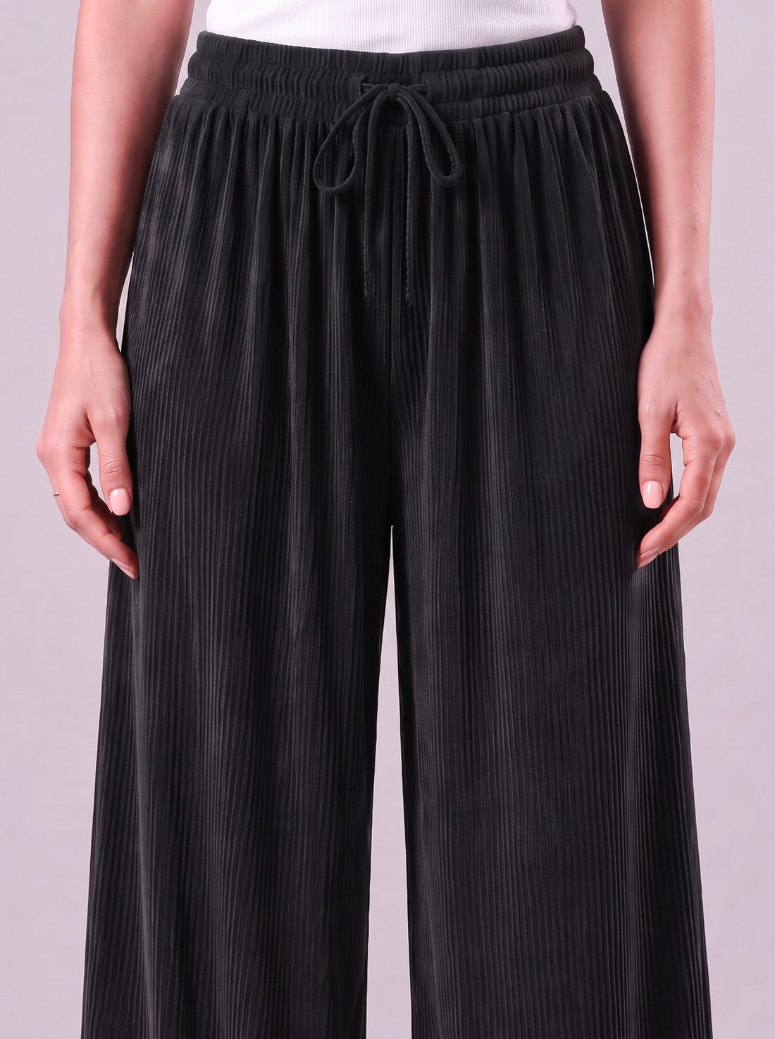 Nova Black Relaxed Fit Pants