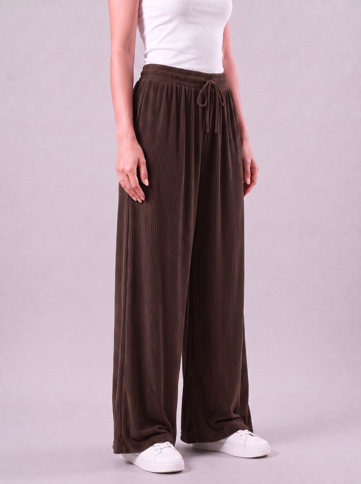 Nova Brown Relaxed Fit Pants