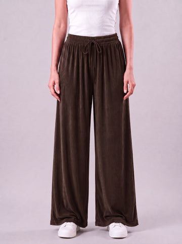 Nova Brown Relaxed Fit Pants
