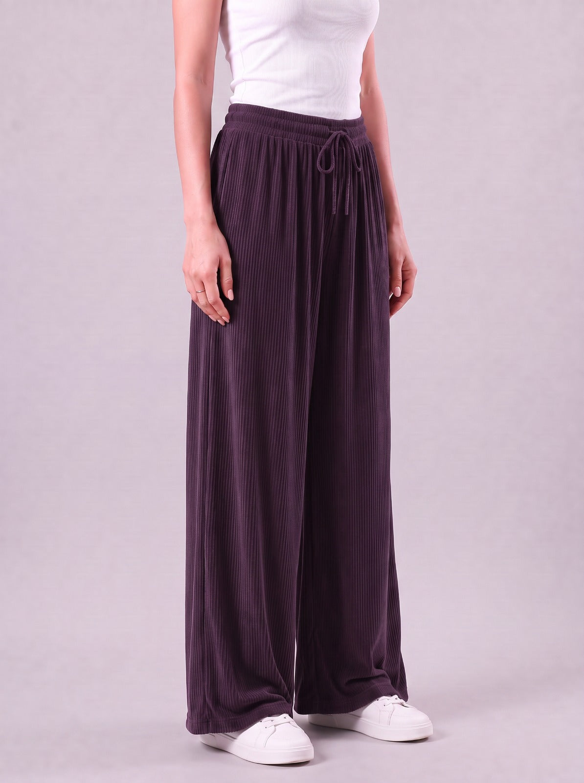 Nova Burgundy Relaxed Fit Pants