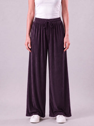Nova Burgundy Relaxed Fit Pants