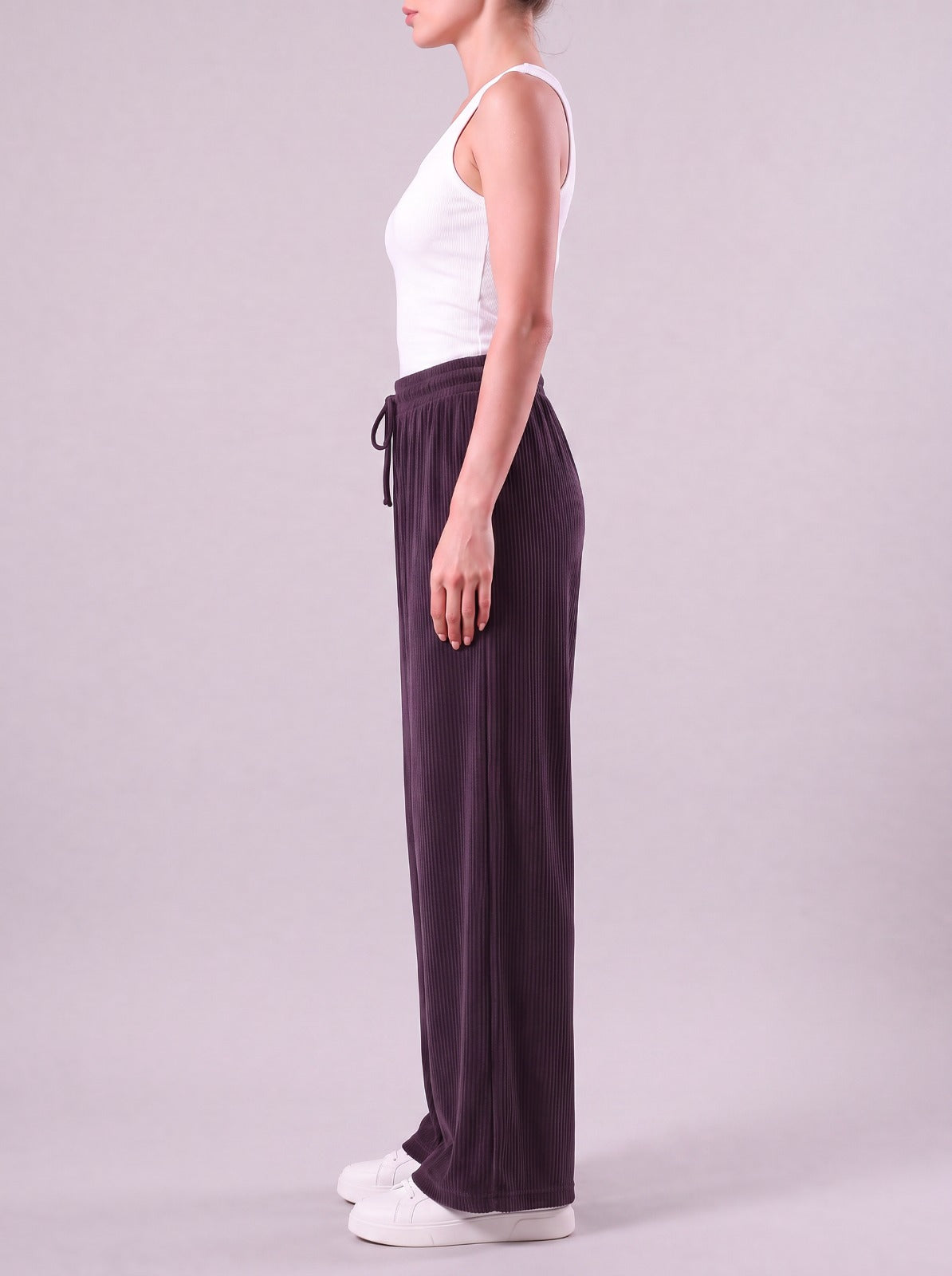 Nova Burgundy Relaxed Fit Pants