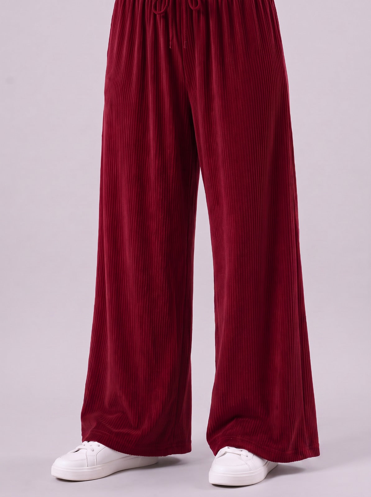 Nova Reddish Maroon Relaxed Fit Pants