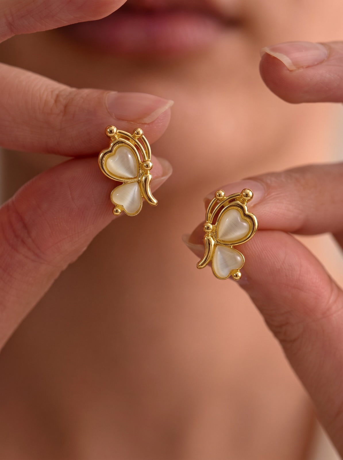 Two Hearts Earrings