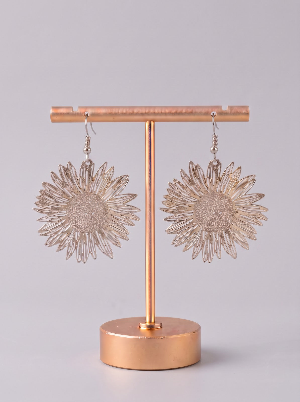 Silver Flower Earrings