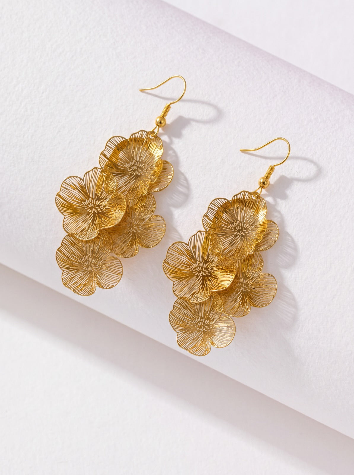 Gold Petalia Earrings