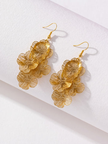 Gold Petalia Earrings