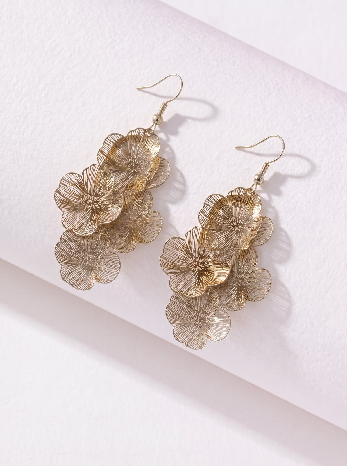 Silver Petalia Earrings