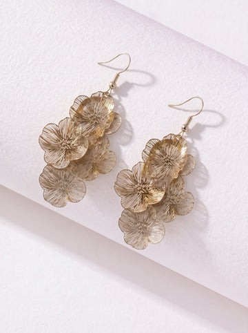 Silver Petalia Earrings