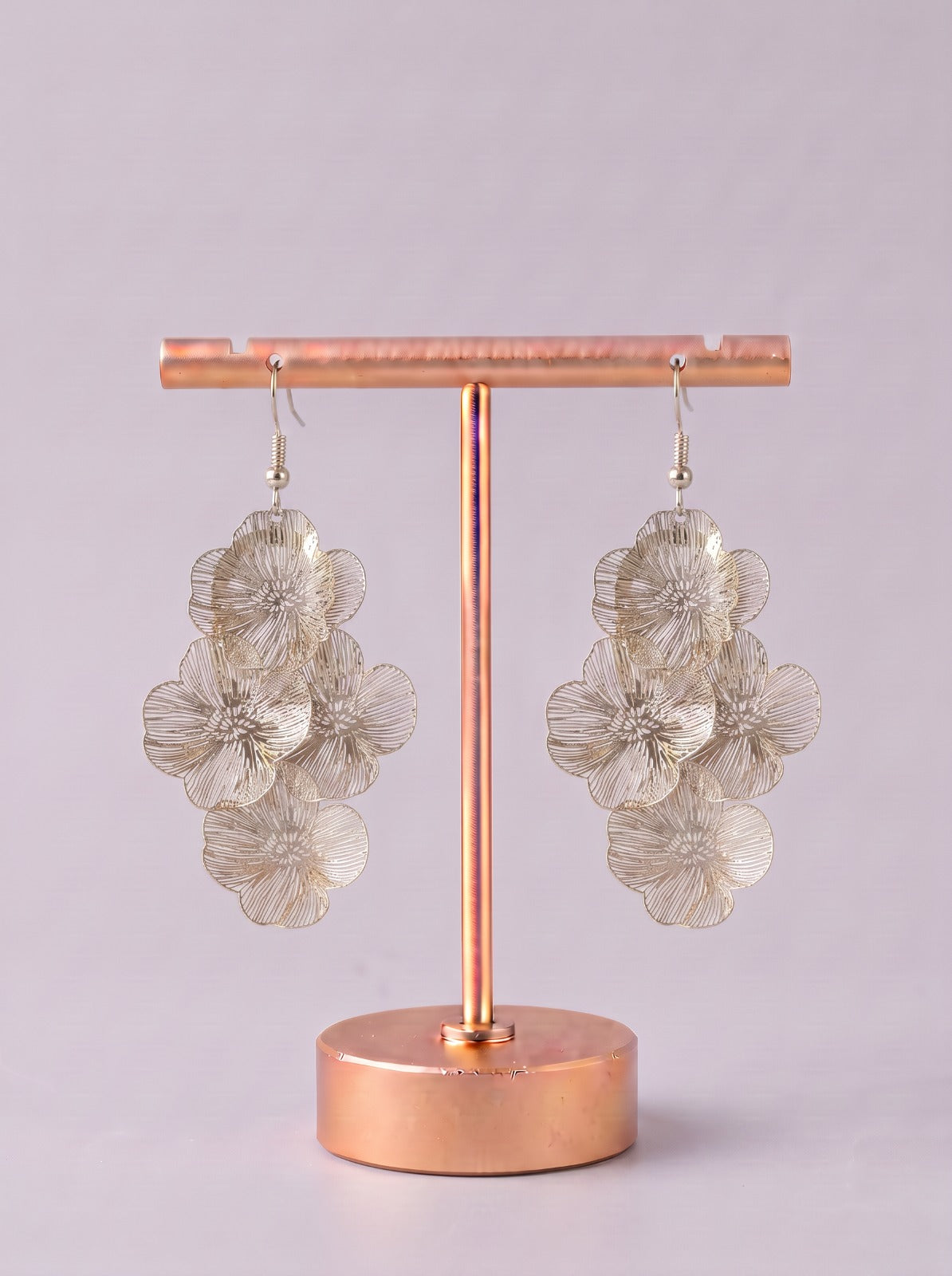 Silver Petalia Earrings