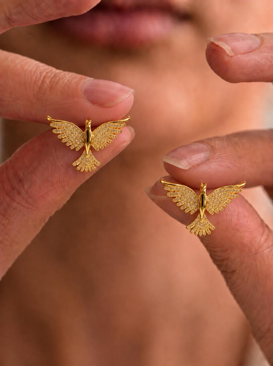 Flying Bird Earrings