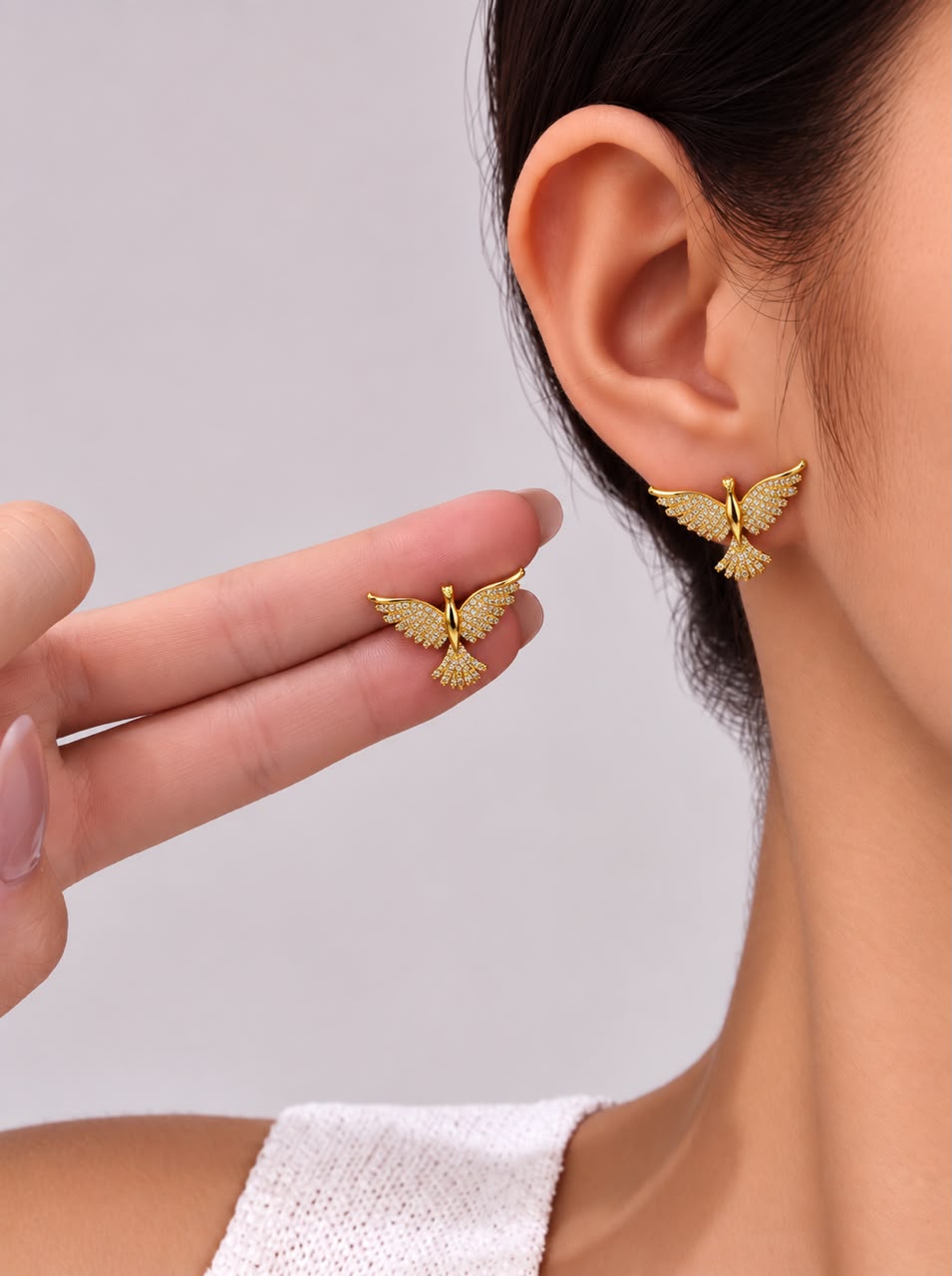 Flying Bird Earrings