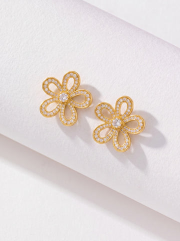 Simple Flower Earrings