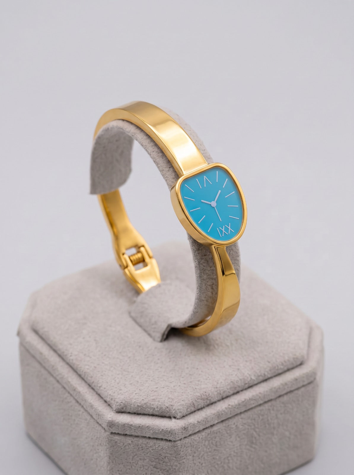 Blue Watch Cuff Bangle