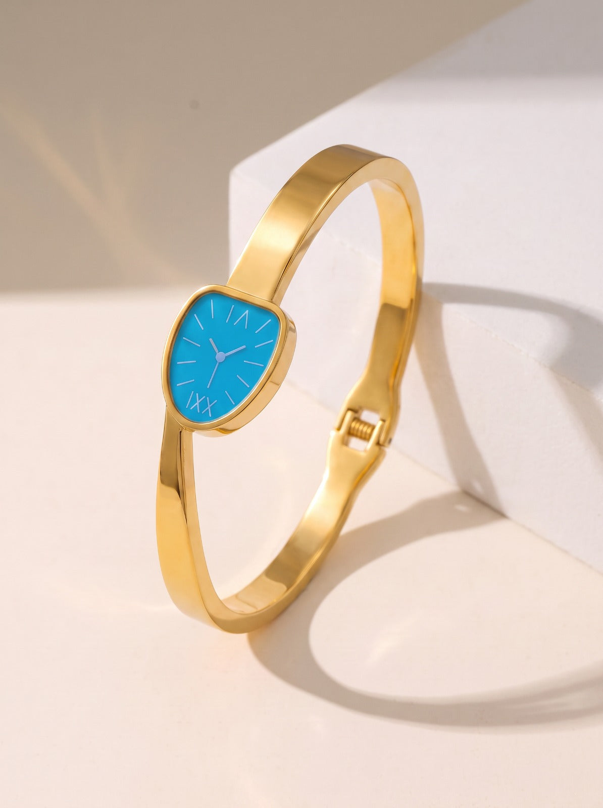 Blue Watch Cuff Bangle