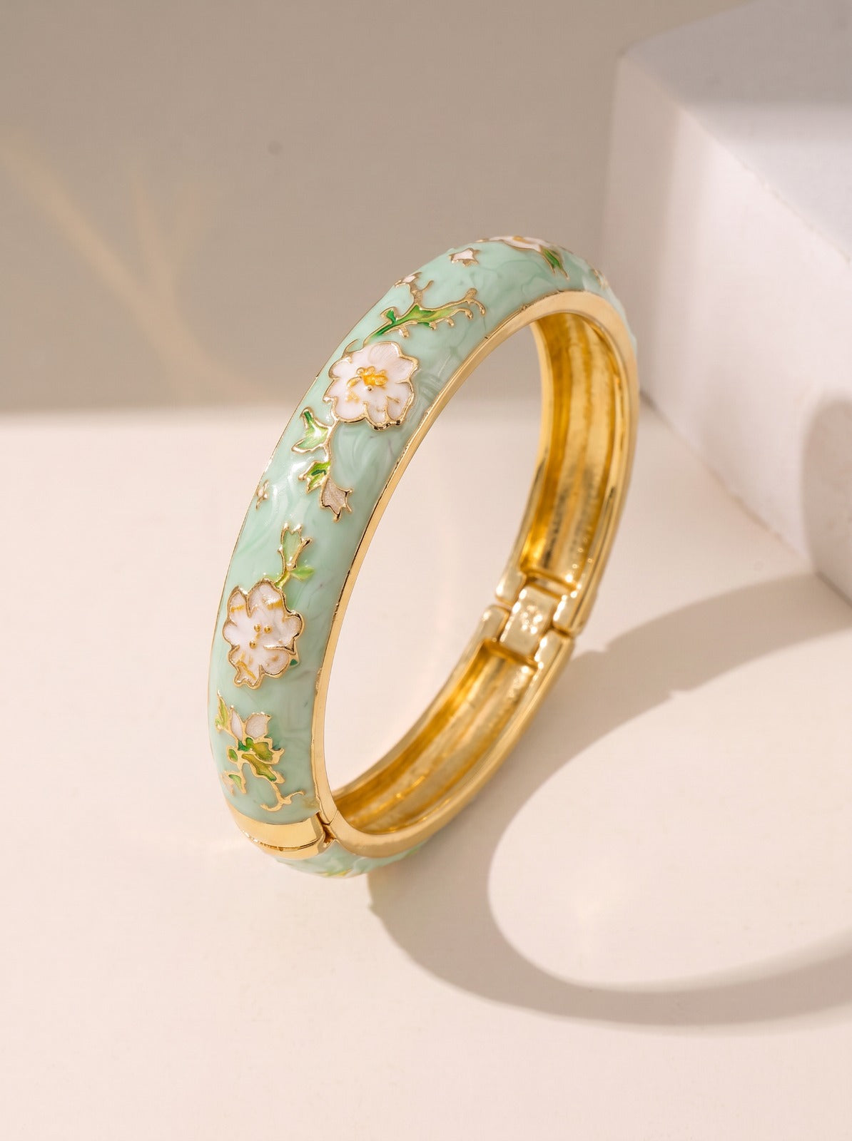 Mint Green Cuff Bangle