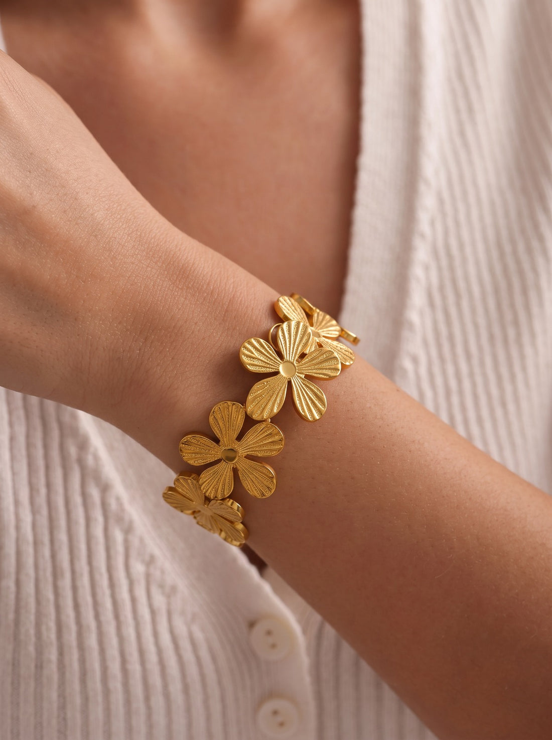 Pink Watch Cuff Bangle