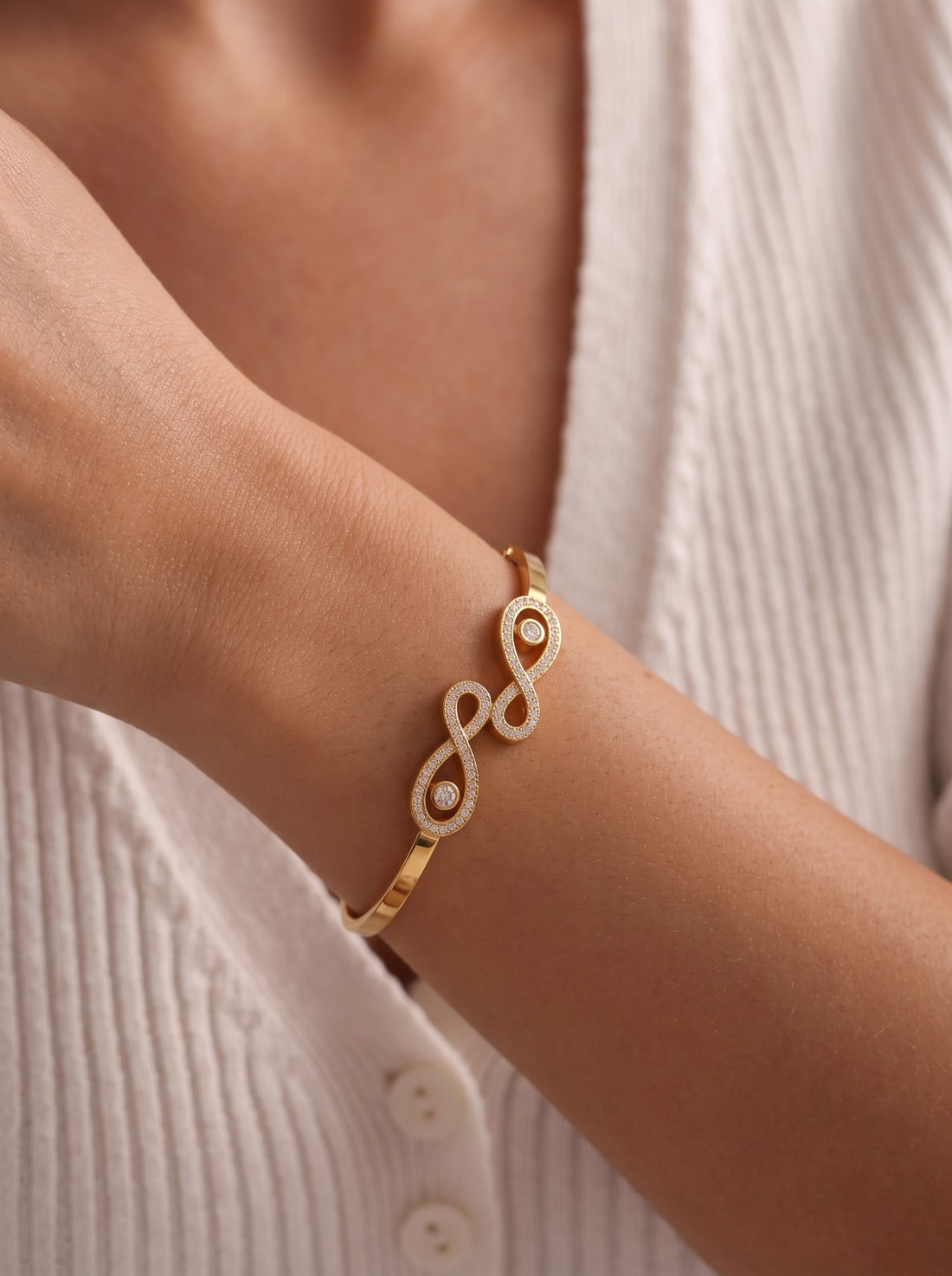 Infinity Cuff Bangle