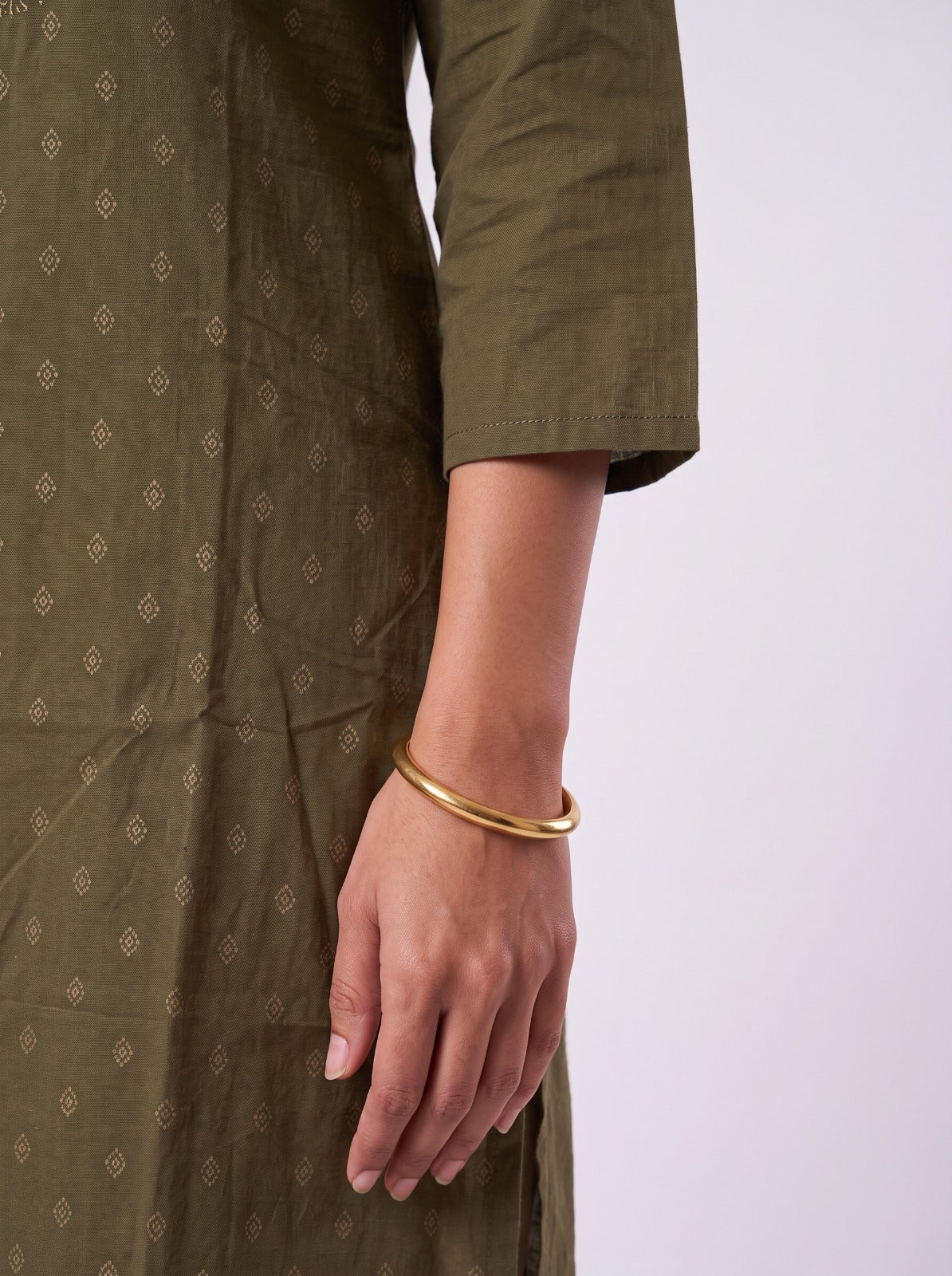 Green Zari Kurtha