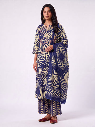 Blue Lagoon Jaipur Cotton Salwar Set