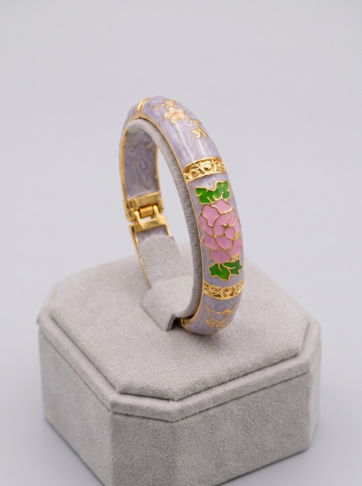Lavender Cuff Bangle