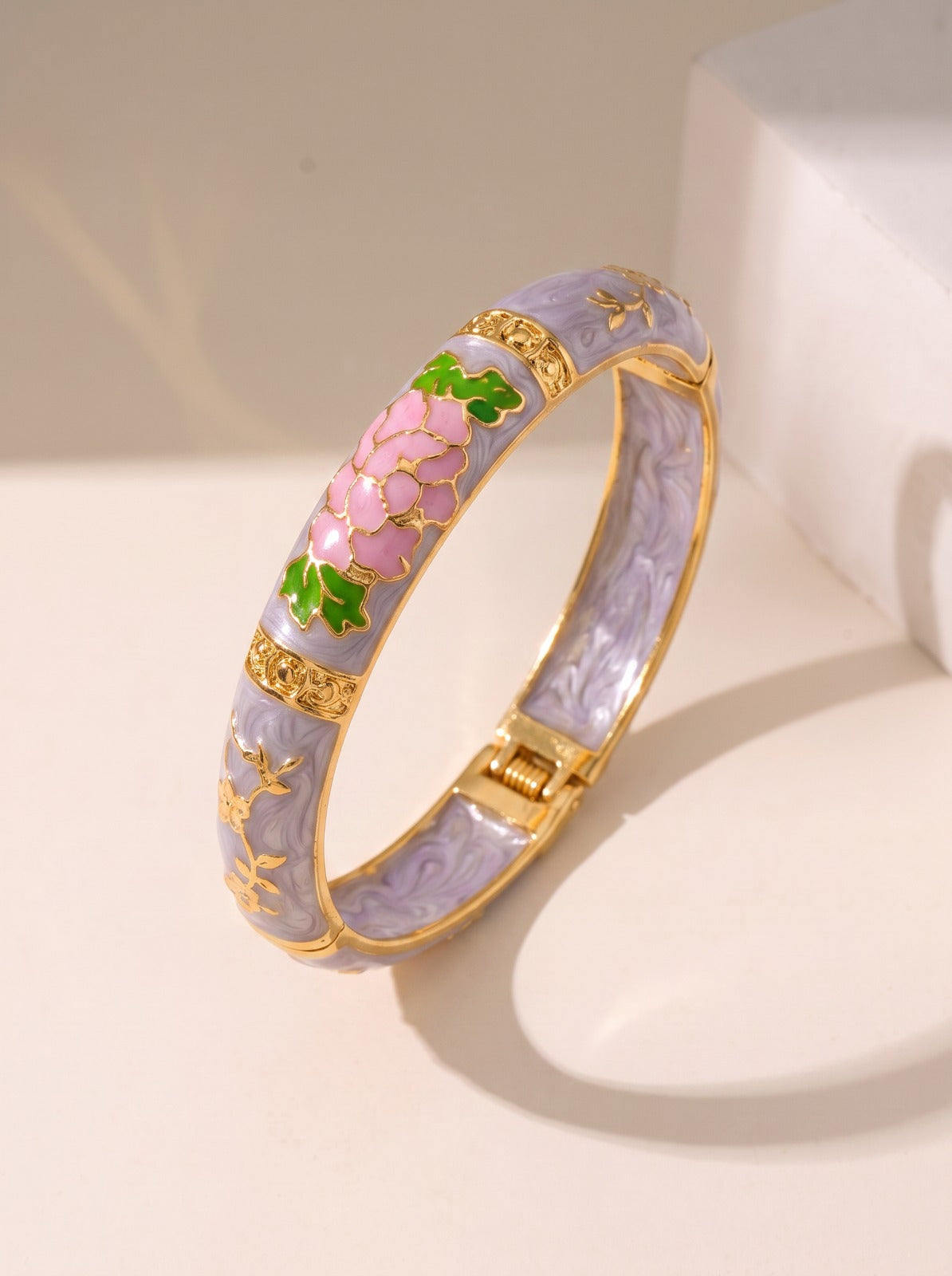 Lavender Cuff Bangle