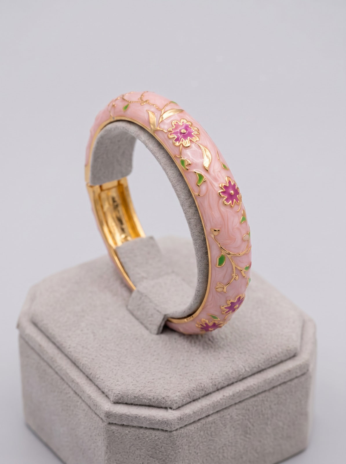 Pink Cuff Bangle