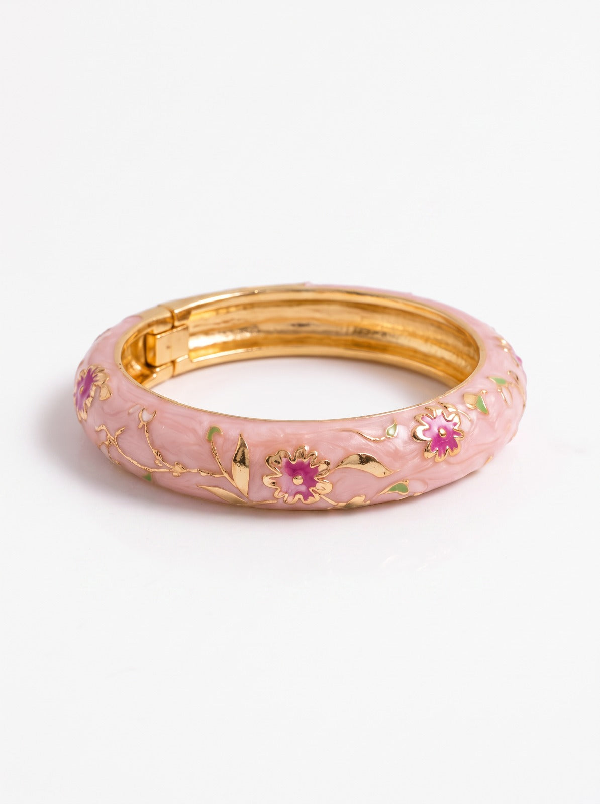 Pink Cuff Bangle