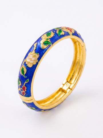 Electric Blue Cuff Bangle