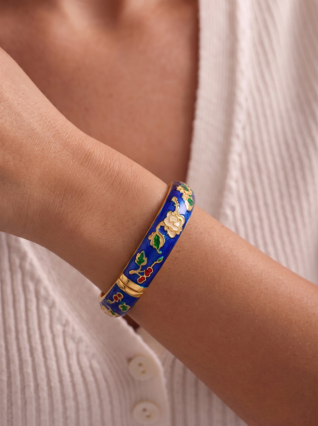 Electric Blue Cuff Bangle