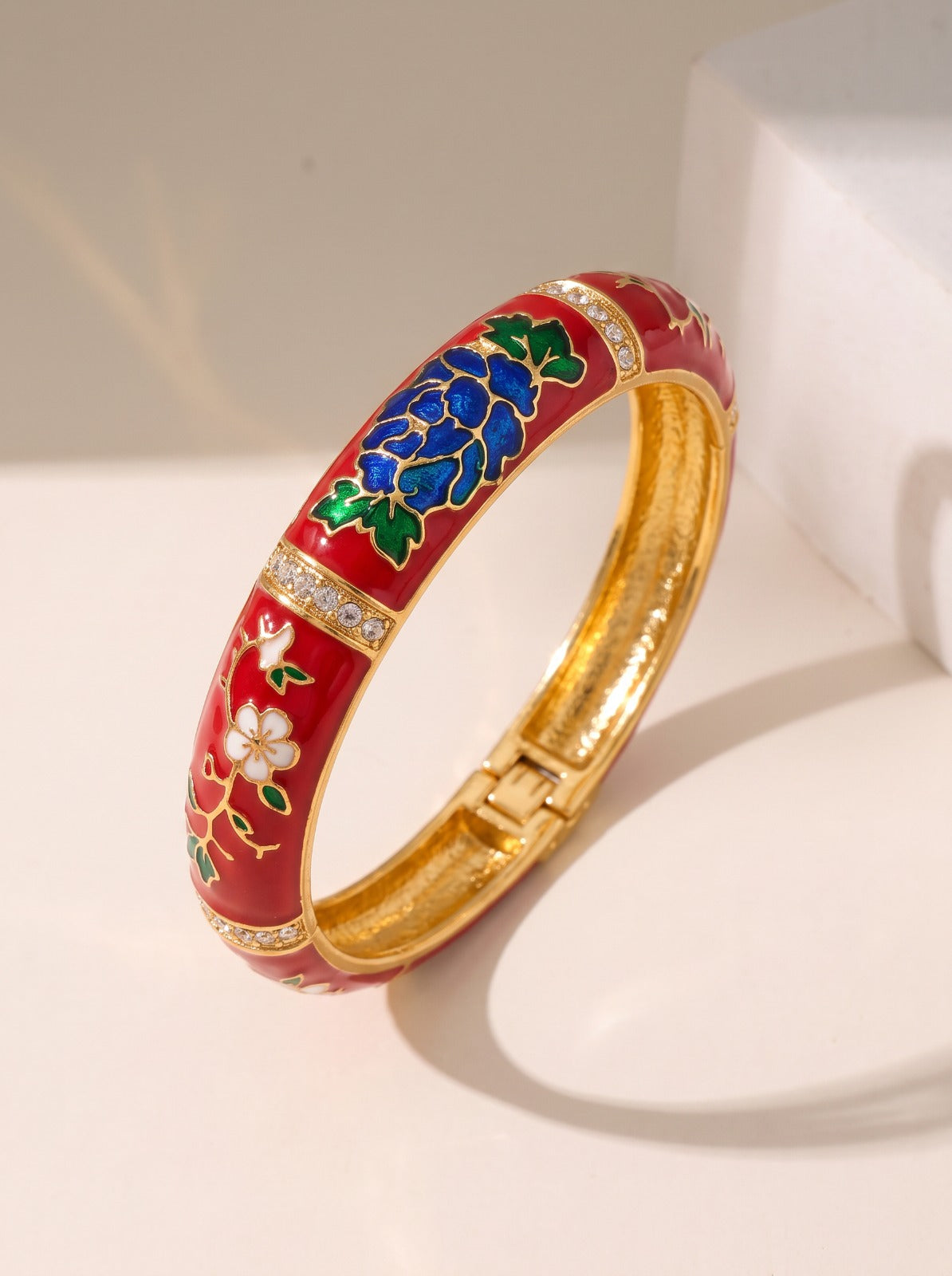 Red Cuff Bangle